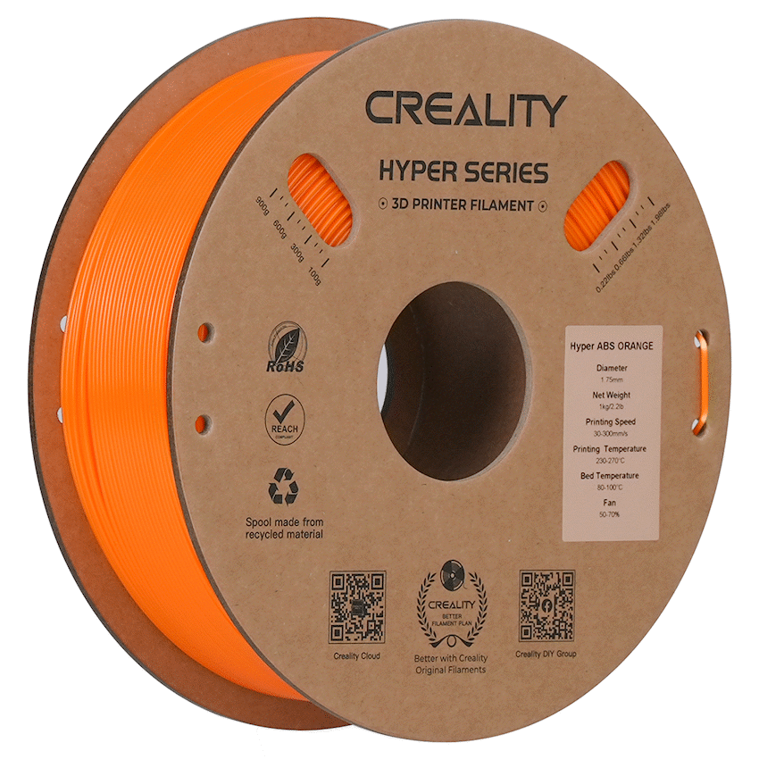 Creality Hyper ABS Orange - 1KG