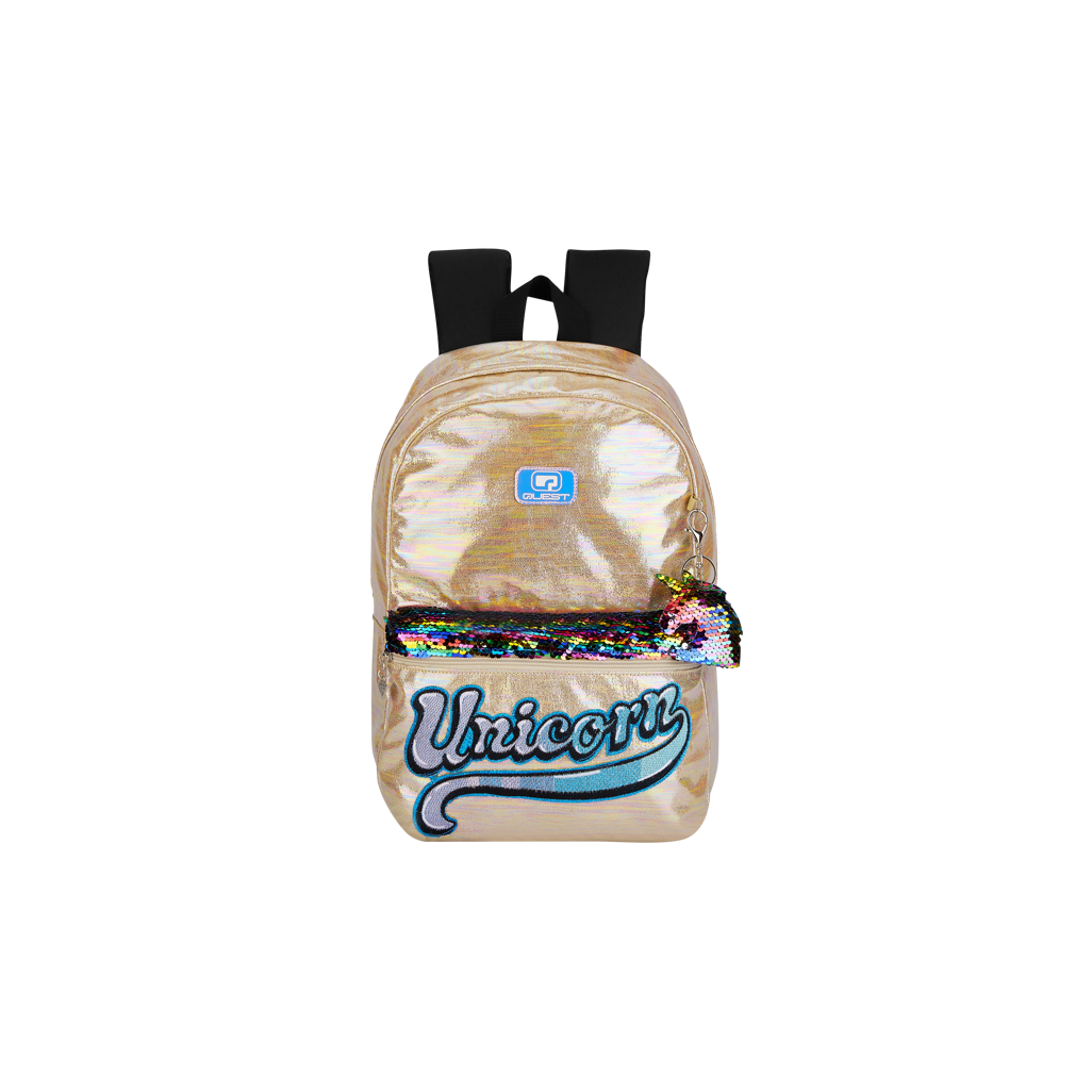 Quest Unicorn Glamour Backpack Gold