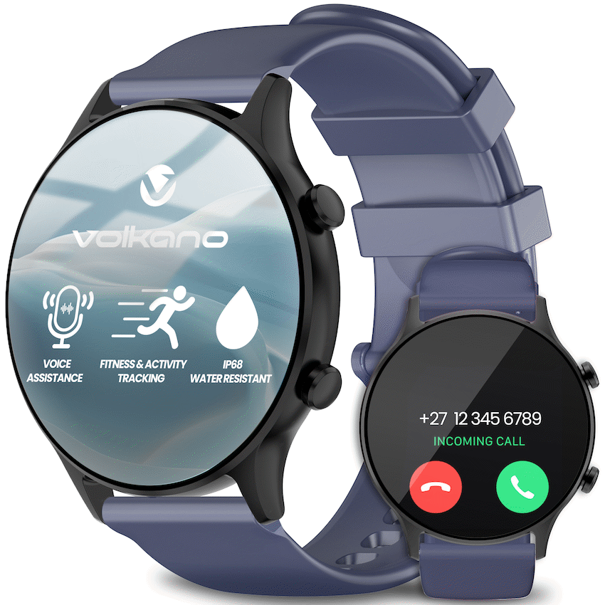 Volkano Halo Series Smartwatch - Denim Blue