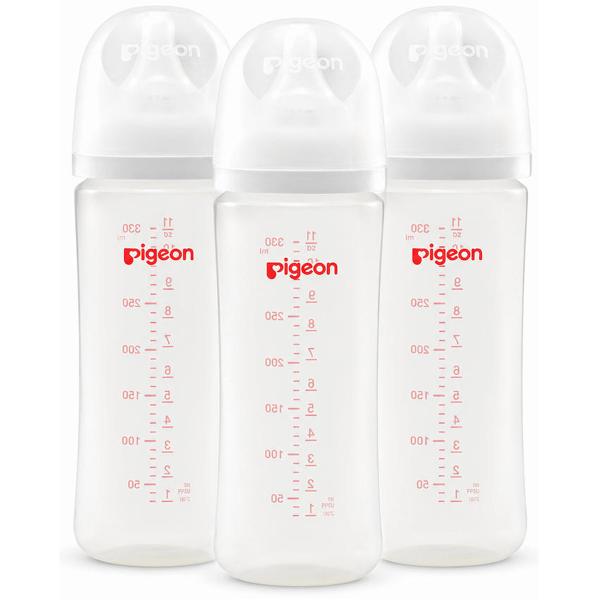 Pigeon Softouch 3 Bottles PP 330ml (L) Triple Pack