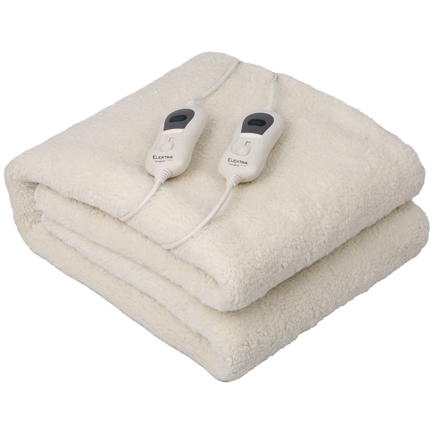 Elektra Comfort Electric Blanket - King - Fur