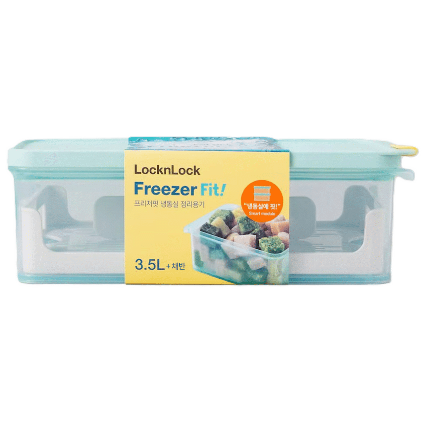 LocknLock Freezer Fit rect 3.5lt w/drain