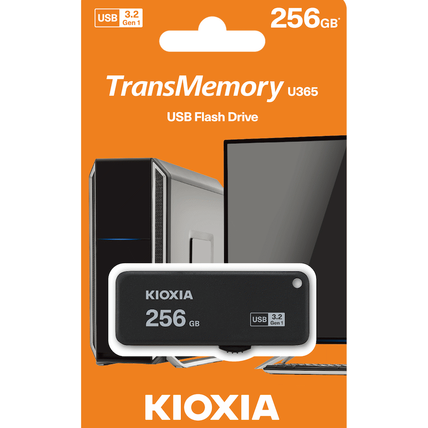 Kioxia U365 - 256gb USB 3.2 Yamabiko Slider Type