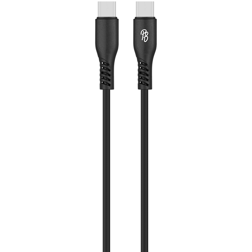 Pro Bass Fuse Series 1m Type-C to Type-C Cable - Black