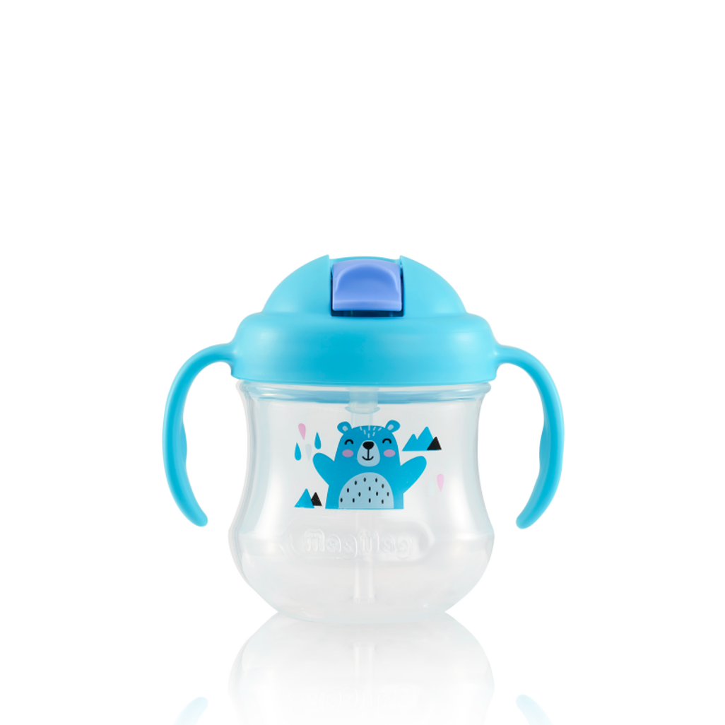 Pigeon Mag Mag Straw Cup - Matte Blue