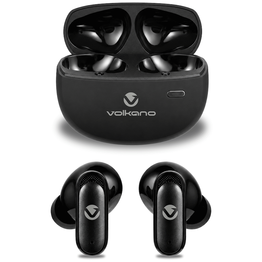 Volkano Nomad Active Noise-Cancelling True Wireless Earphones - Black