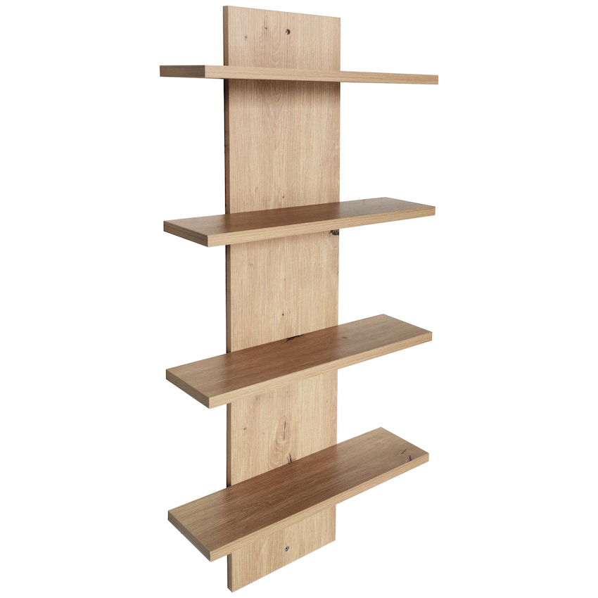 Everfurn Alex 4 Tier Wall Shelf