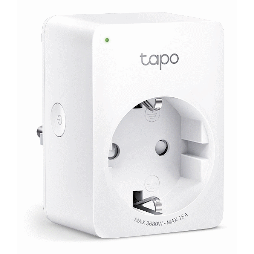 TP-Link Tapo P110 13A 2 Pin Shuco Smart Wi-Fi Plug, Power Monitoring