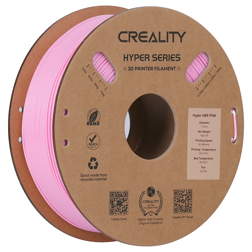 Creality Hyper ABS Pink - 1KG