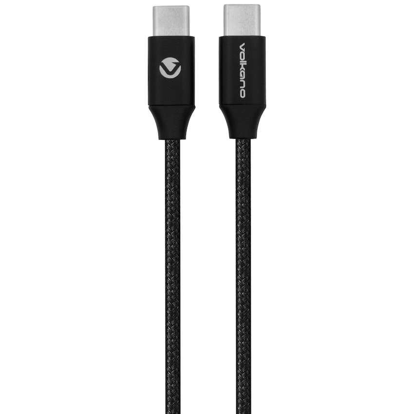 Volkano On-The-Go Type-C to Type-C 30w Cable - Black