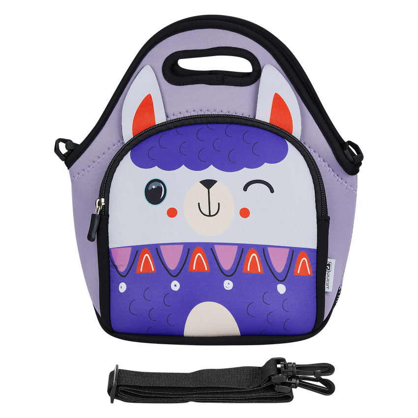 Quest Neoprene Lunch Bag - Llama