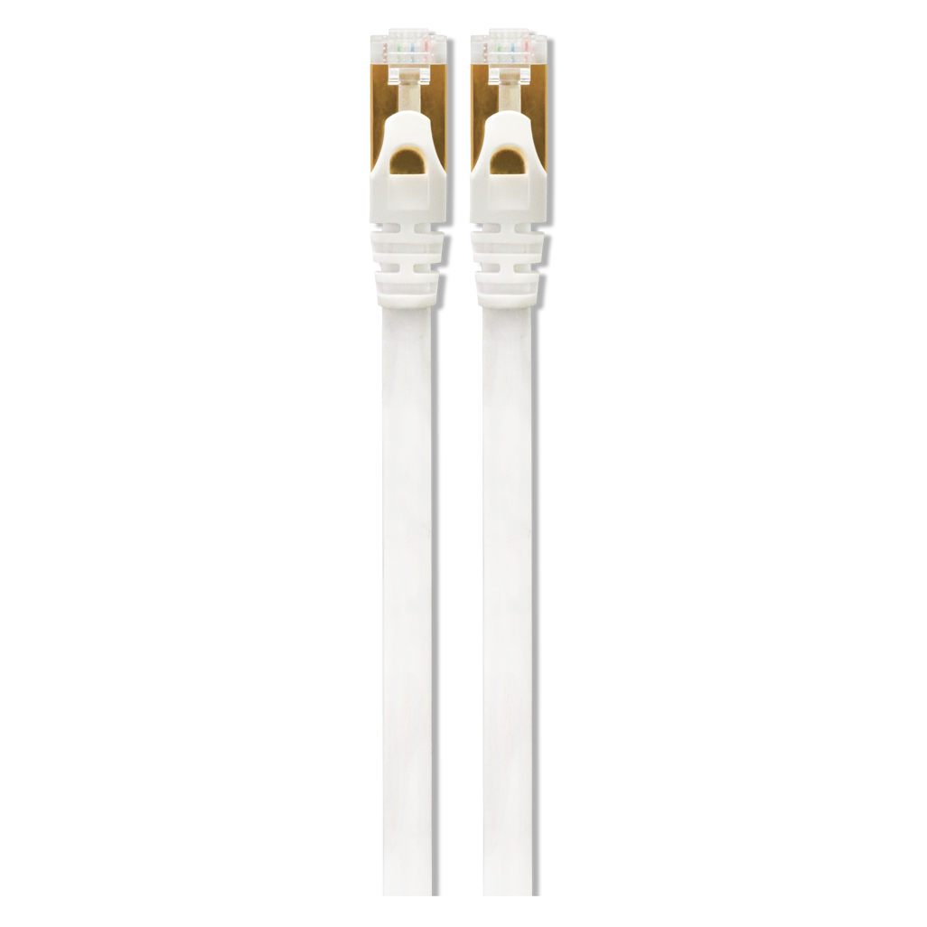 VolkanoX Giga series Cat 7 Ethernet cable 3meter - white, gold tips