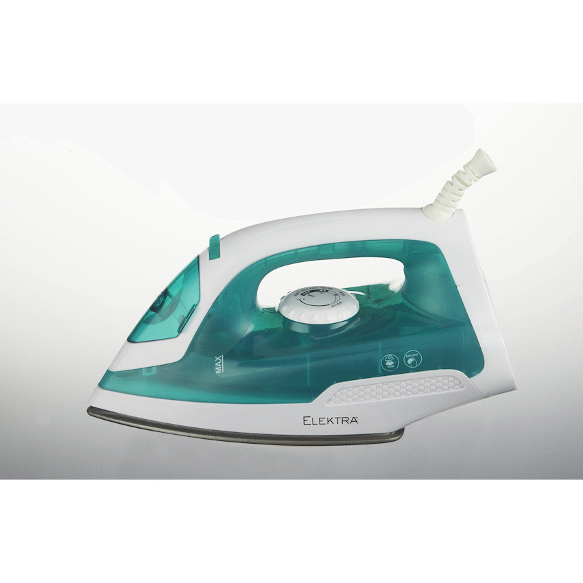 Elektra 1200W Steam Iron - Green
