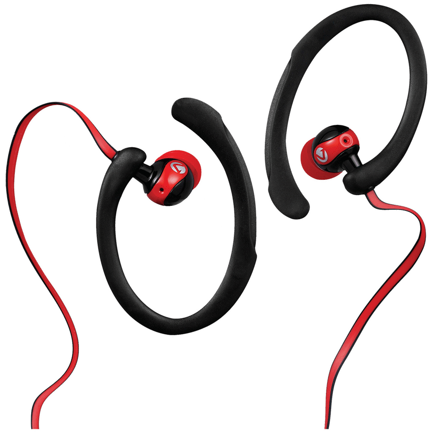 Volkano Sports Earphones Black/Red
