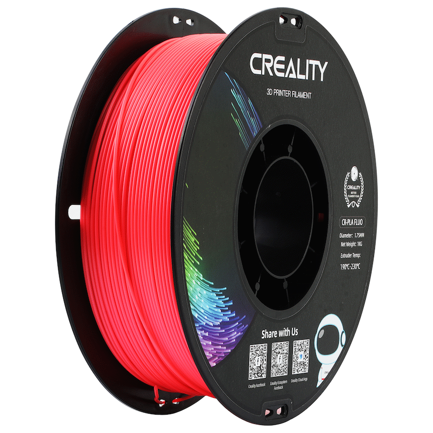 Creality PLA Filament Fluorescent Red 1Kg
