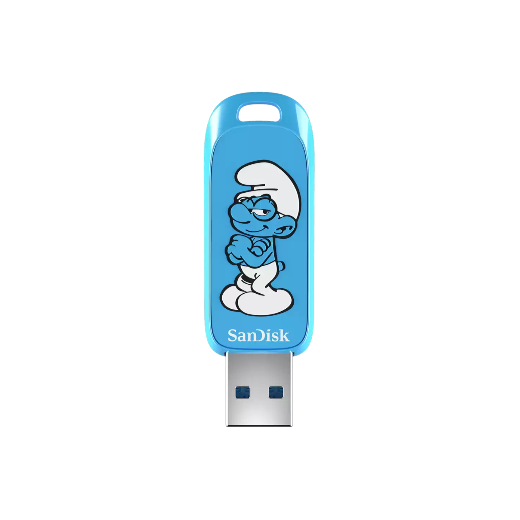 SanDisk Smurf USB Flash Drive 64GB, Up to 130MB/s