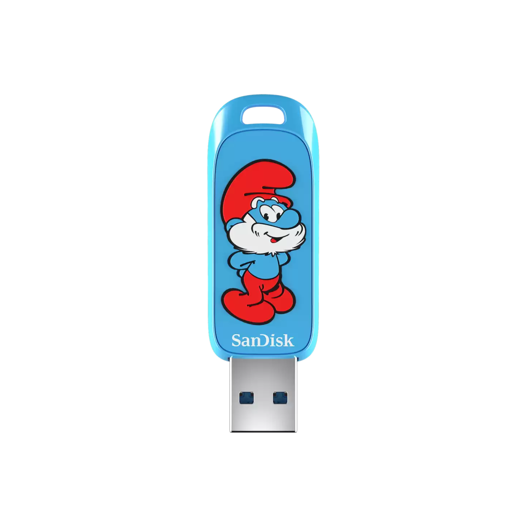SanDisk Smurf USB Flash Drive 128GB, Up to 130MB/s