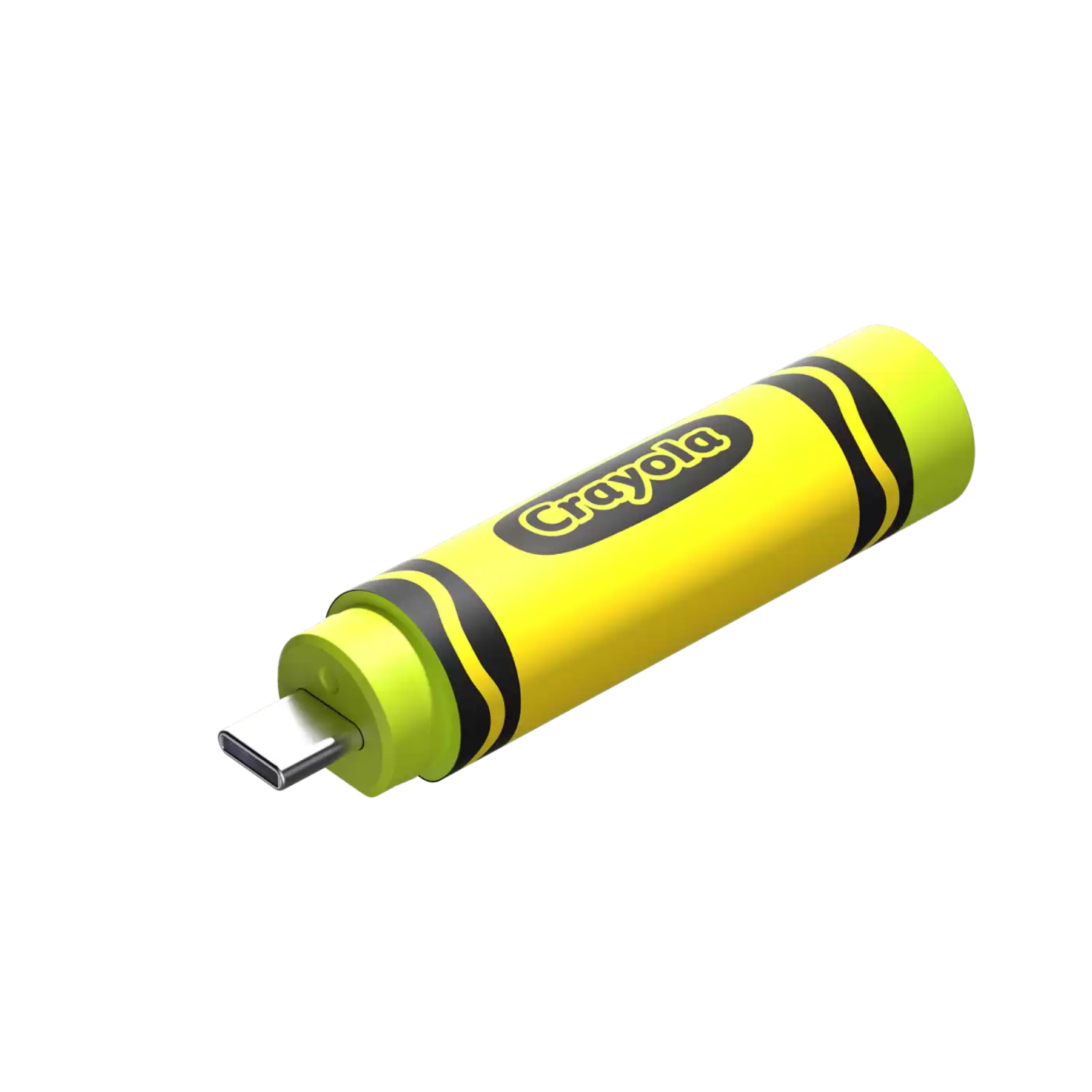 SanDisk Crayola USB-C Flash Drive - Electric Lime 256GB Up to 300MB/s