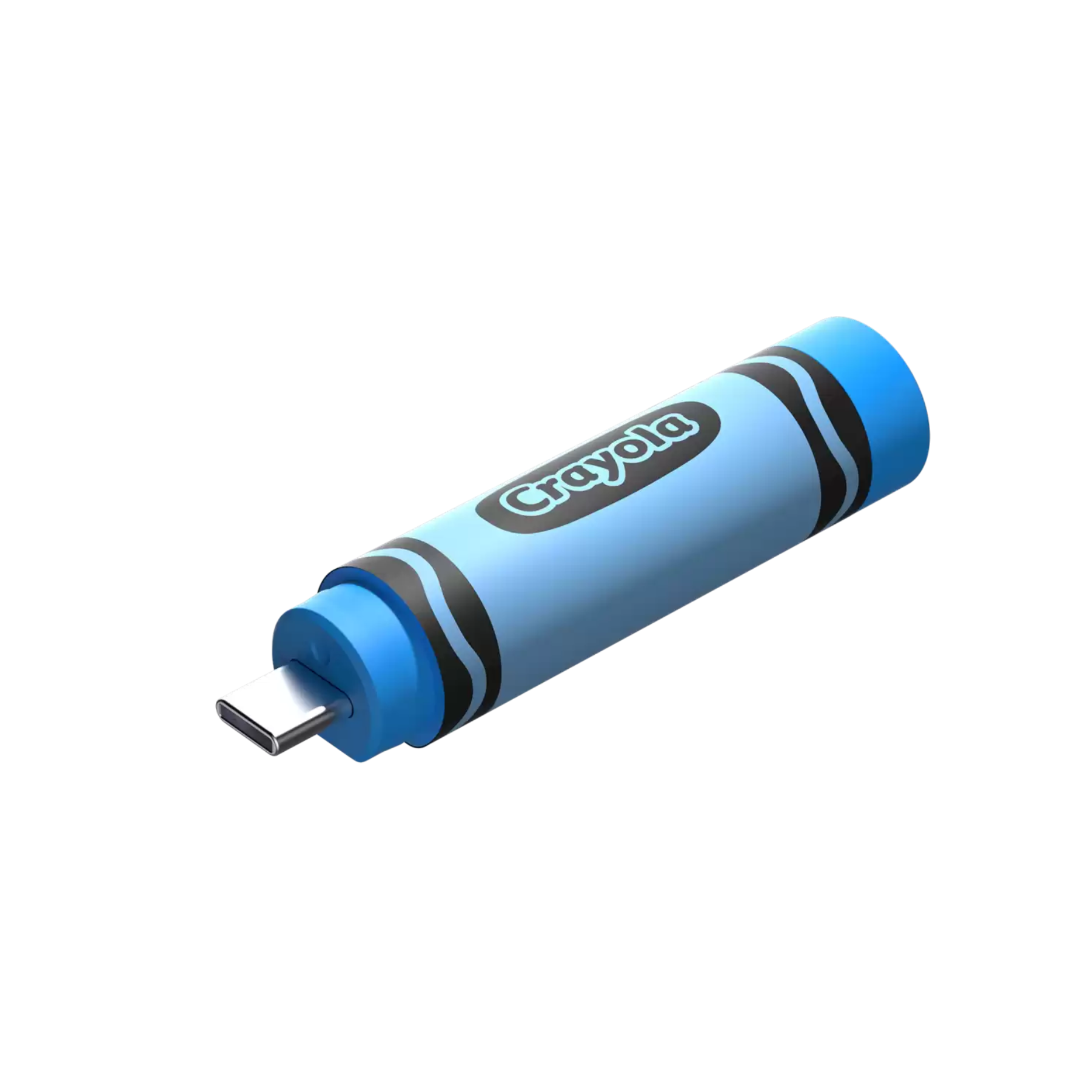 SanDisk Crayola USB-C Flash Drive - Cerulean BLUE 256GB Up to 300MB/s