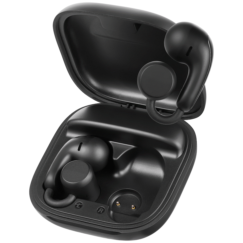 VolkanoX O400 Air Conduction In-Ear OWS Earphones - Black