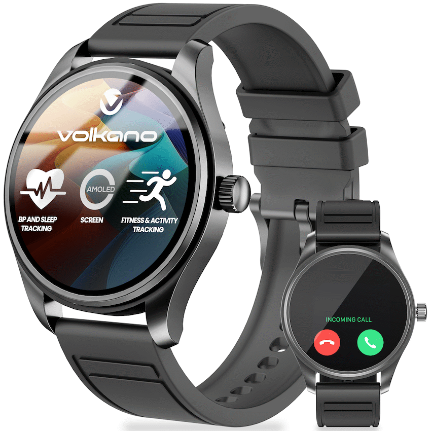 Volkano Eon Series Smartwatch - Black