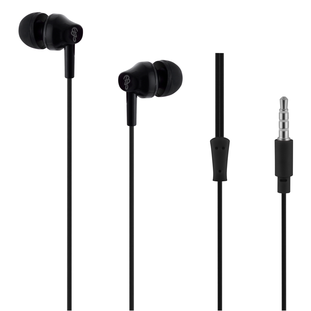 Pro Bass Genesis series Packaged Aux earphone No Microphone- Black