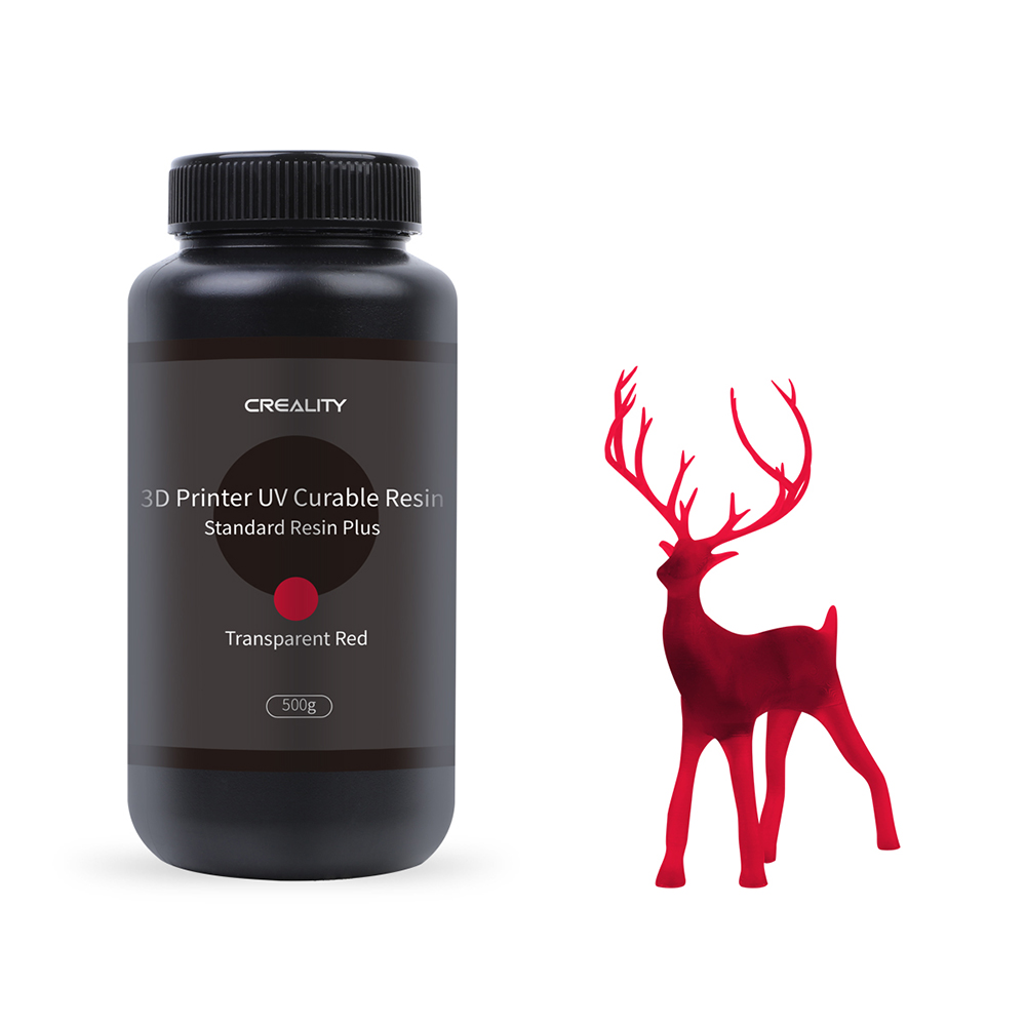 Creality LCD Resin 500g Transparent Red
