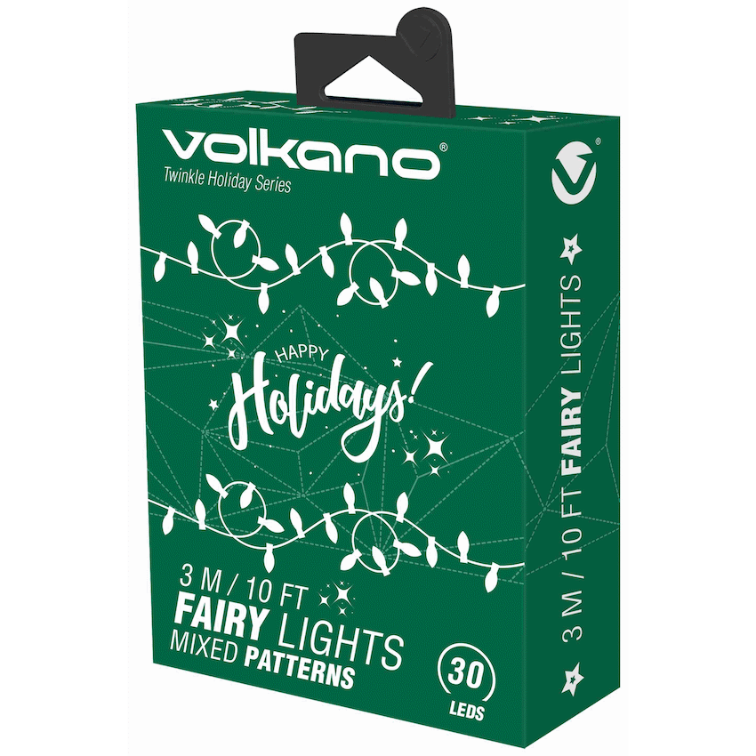 Volkano Twinkle Holiday Series Fairy Light 3m/10ft 30 LEDs - Christmas