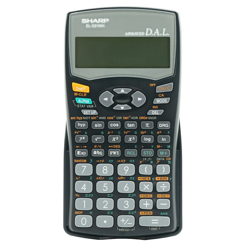 Sharp EL531 WH-BBK - Scientific Calculator - 272 Functions
