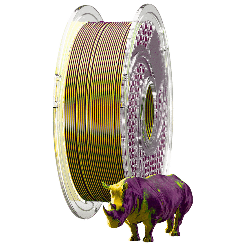 SA Filament Dual Silk PLA Filament - Golden Indigo (750g, 1.75mm)