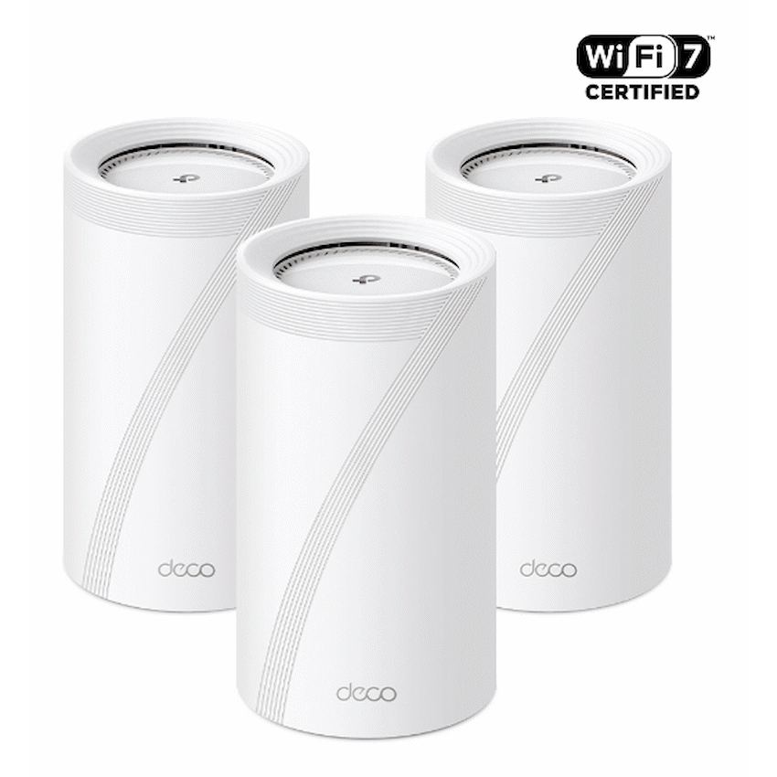 TP-Link Deco BE65 (3-Pack) BE9300 Whole Home Mesh Wi-Fi 7 System