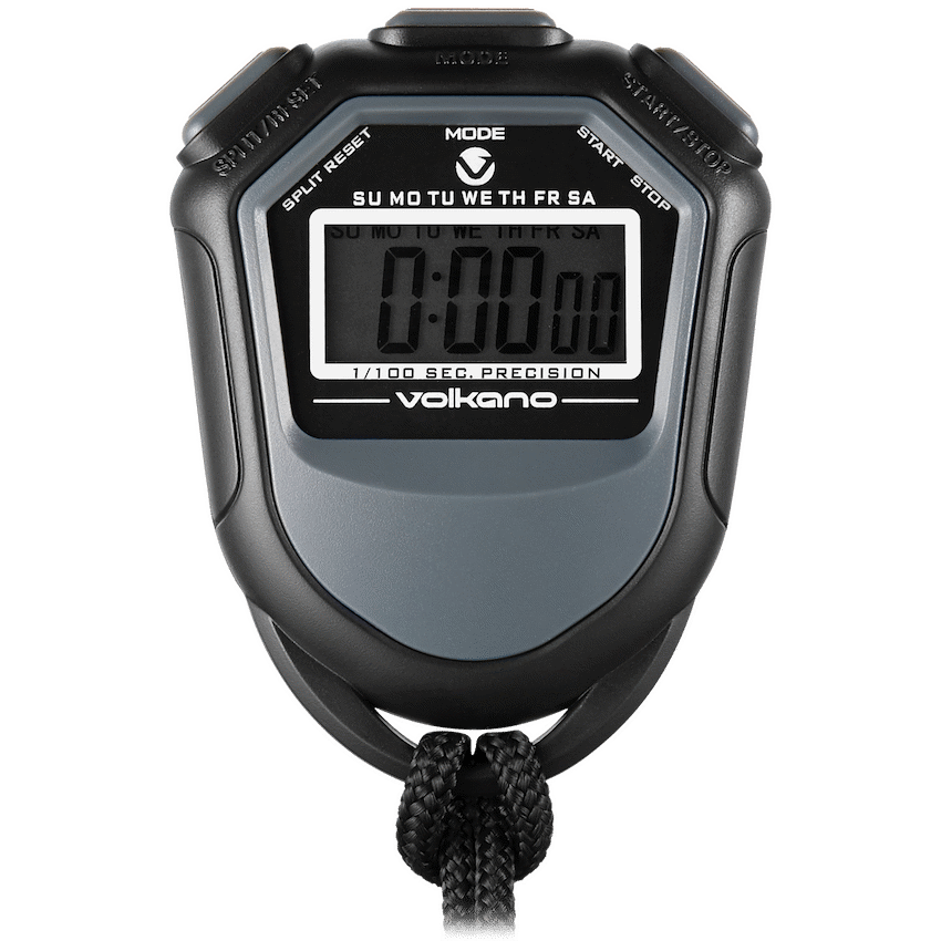Volkano Track Series Stopwatch - Black