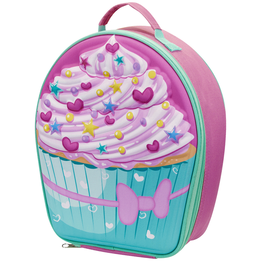 Quest Cupcake 3D EVA Lunch Bag - Pink