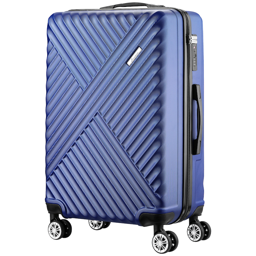 Travelwize Astra ABS 77cm 4-Wheel Spinner Luggage - Navy