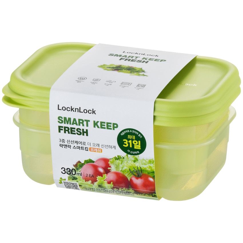 LocknLock Fresh Block rect 330ml 2pce