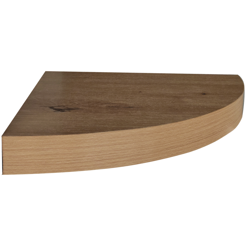 Everfurn Arched Floating Corner Wall Shelf