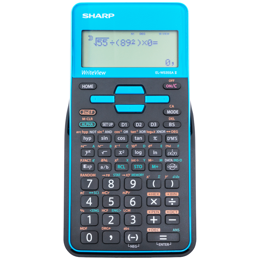 Sharp EL-W535SAII Blue Scientific Calculator