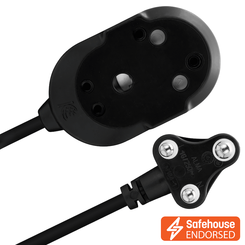 Ellies Back to Back Heavy Duty Extension Lead - 5m