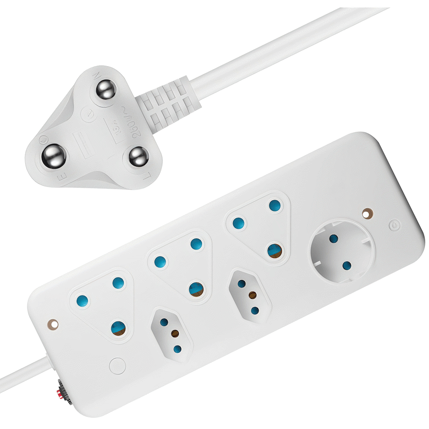 SWITCHED 6 Way Basic Multiplug
