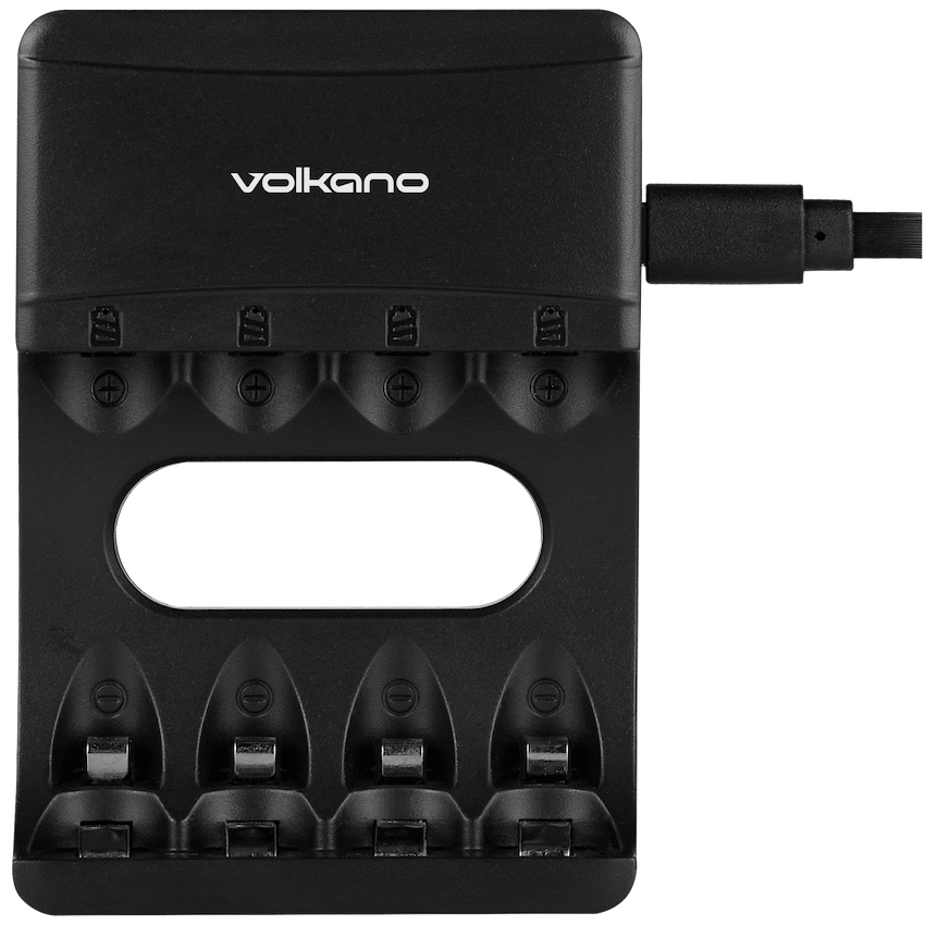 Volkano Extra Series 4-Battery Recharger AA/AAA