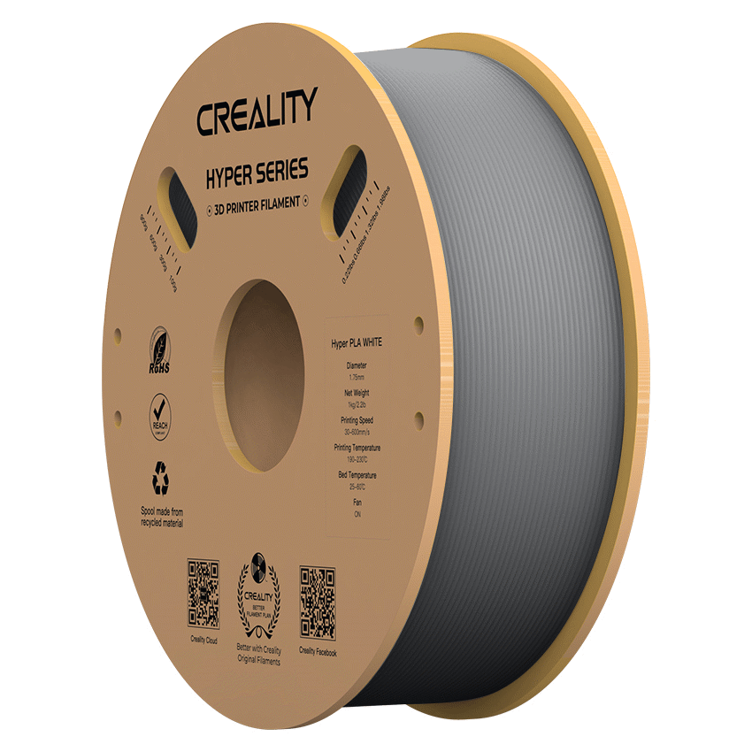 Creality Hyper PLA High-Speed Filament - Grey (1kg)