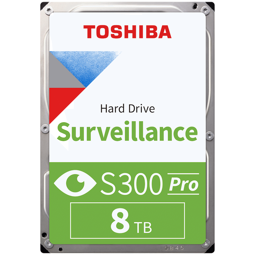 Toshiba S300 Pro 8tb Surveillance HDWT380UZSVA 7200rpm 256mb