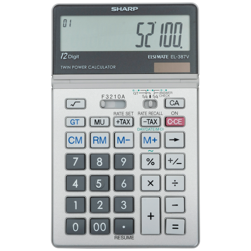 Sharp EL387V Multi-Function Calculator