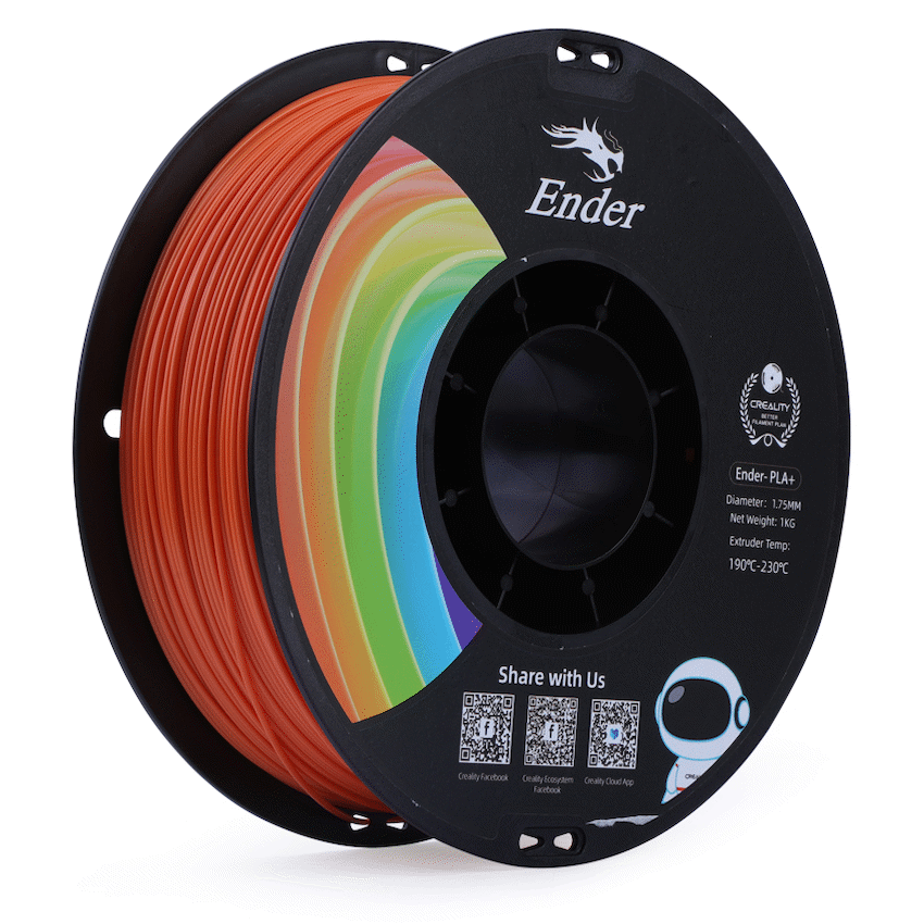 Ender PLA+ Filament - Orange 1kg