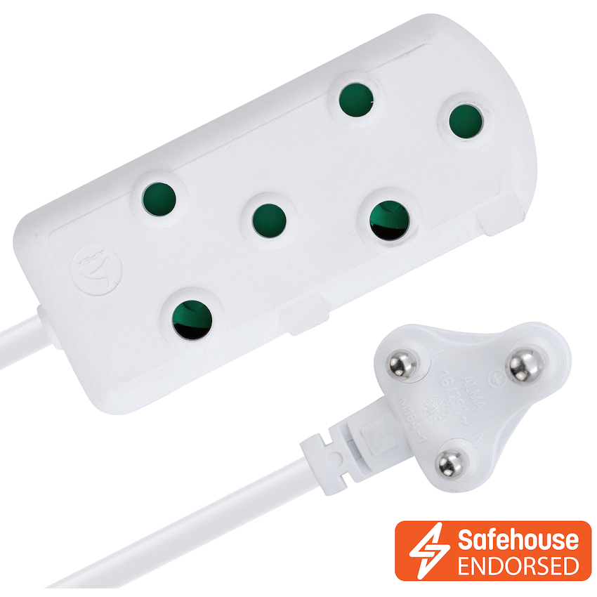 Ellies Side by Side Heavy Duty Extension Lead - 3m
