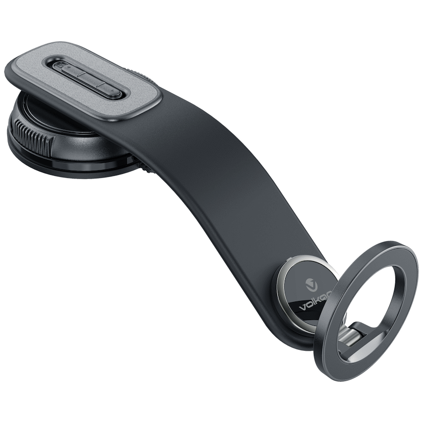 Volkano Arcmount Bendable Dash Mount Magnetic Phone Holder - Black