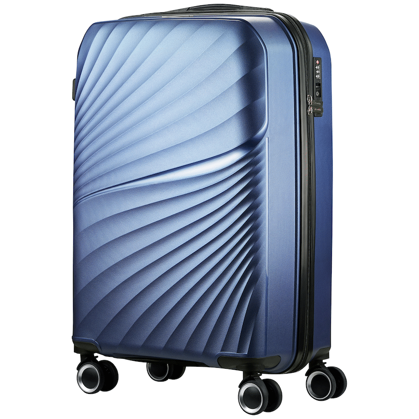 Travelwize Quartz PP 76cm 4-Wheel Spinner Luggage - Navy