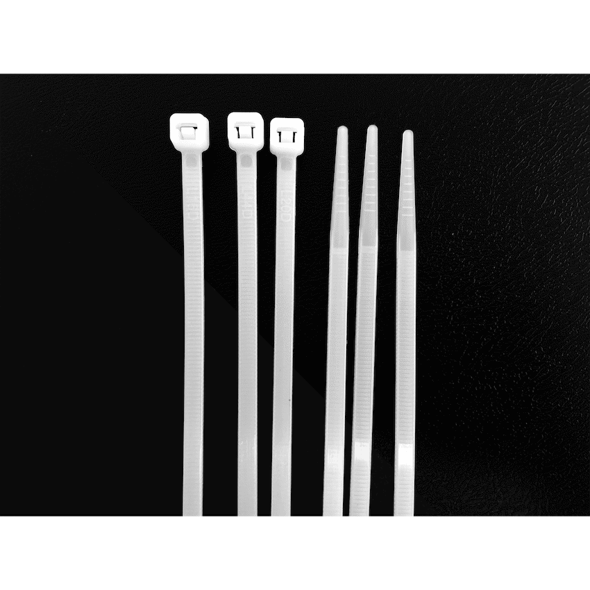 Ellies Cable Tie 4.8mm X 300mm -  100 PACK SIZE - WT