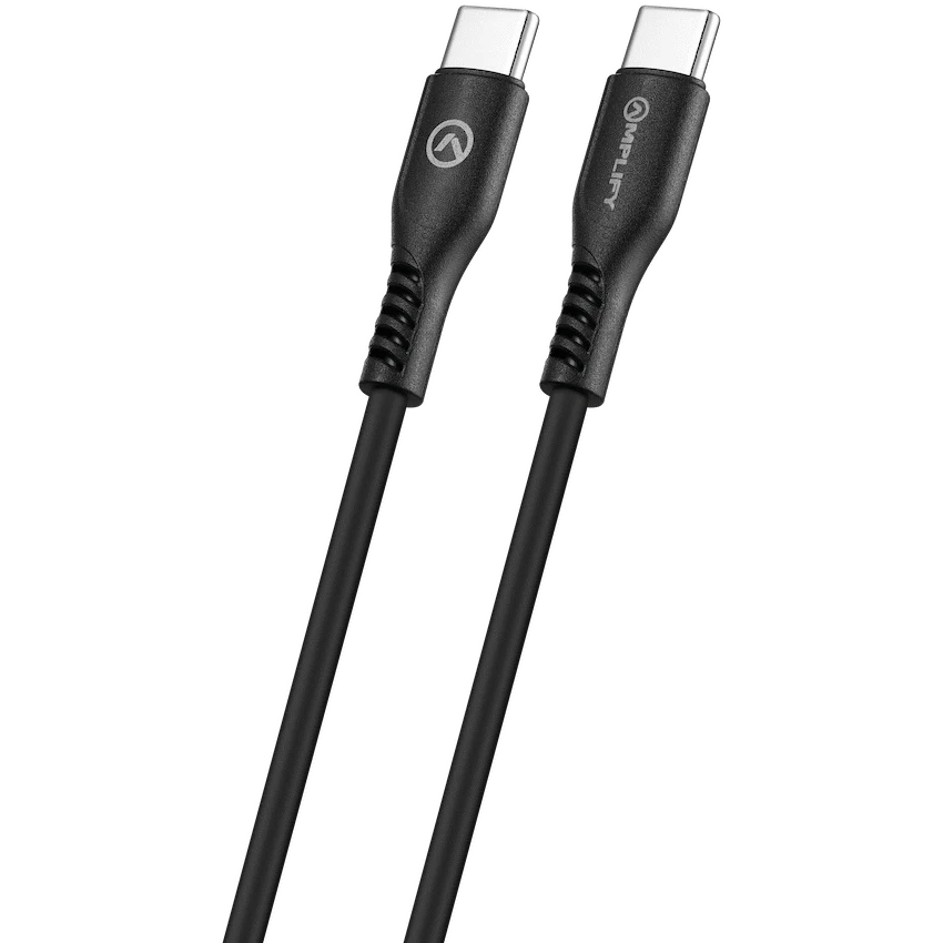 Amplify CoreCharge 1.2m USB-C to USB-C Cable - Black