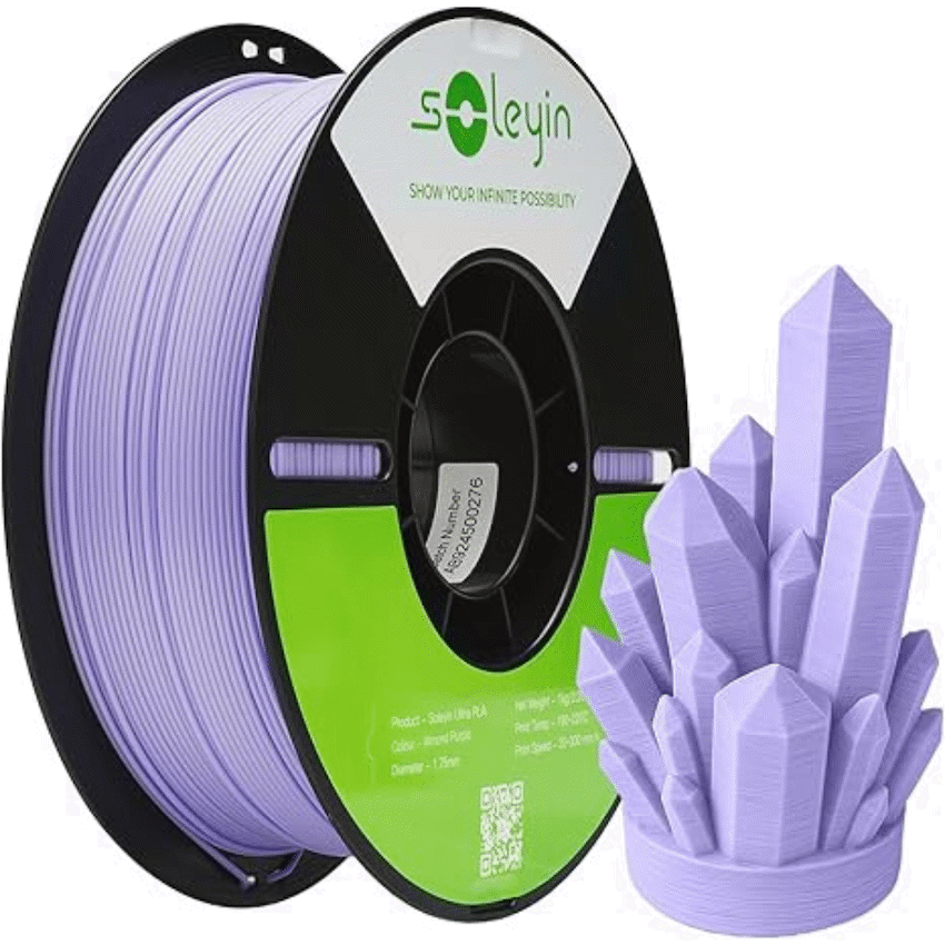 Creality Soleyin Ultra PLA Macaron Purple 1kg - Updated